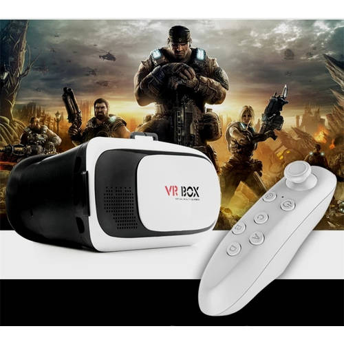 VR 고글 2세대 일체형 핸들 손잡이 가상현실 VR 스마트폰 게임 헤드셋 전용 3D 시네마 도매 fa