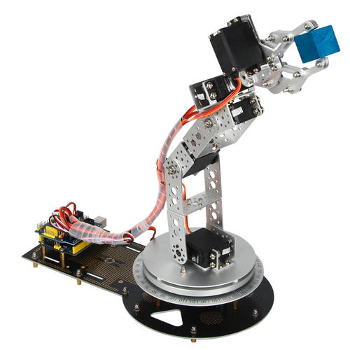 ALSROBOT AS-6DOF 알루미늄 합금 기계 팔 6 자유도 기계팔 로봇암 Arduino 팔