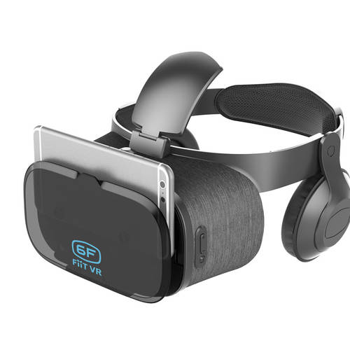 VR 고글 3D 몰입 360 도 비전 애플 안드로이드 핸드폰전용 VR헤드셋 후드 빅사이즈 6.5 인치 헤드셋