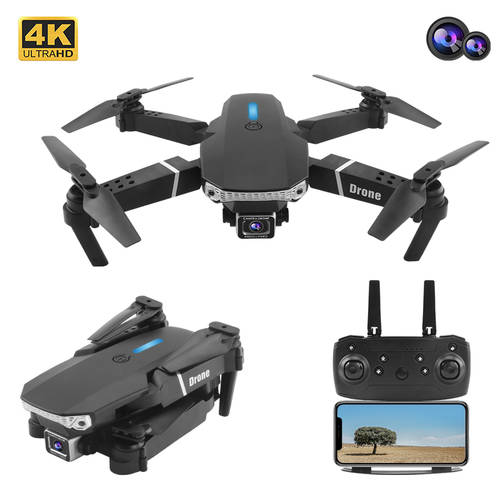 E525PRO 접이식 드론 기압 고도제어 고도유지 4K 듀얼 카메라 헬리캠 쿼드콥터 리모콘 drone 장난감