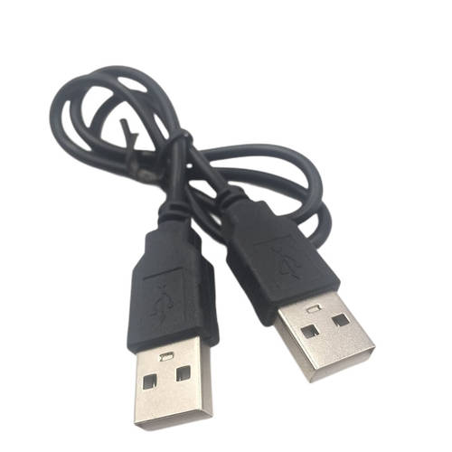 듀얼 USB 수-수 데이터케이블 PC 5v 사운드카드 충전케이블 2.0 이동식 하드 디스크 연결 usb 데이터링크케이블