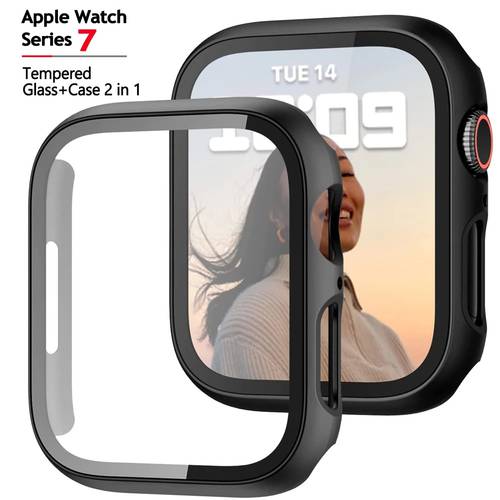 호환 iwatch7 아이폰 애플 시계 보호케이스 apple watch 매트 지문방지 제품 상품 PC 강화유리필름 보호케이스
