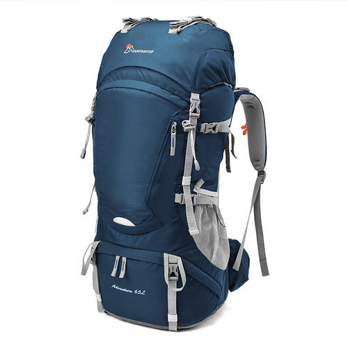 MOUNTAINTOP 프로페셔널 아웃도어 등산가방 여성용 하이킹 배낭 남성용 대용량 방수 백팩 여행가방 65 리터
