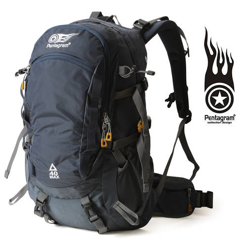 Pentagram 별 40L 스포츠 운동가방 사이클링 가방 등산가방 여행용 백팩