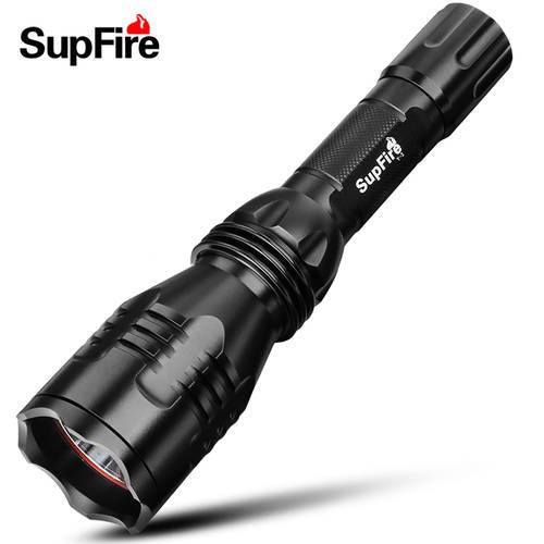 SupFire SUPFIRE Y-3 강력한 빛 손전등 플래시라이트 USB 충전식 LED 사이클 아웃도어 랜턴 후레쉬 스포트라이트 먼거리까지 비출 수 있는