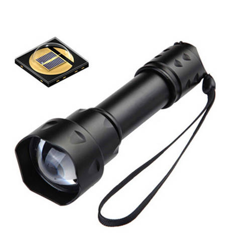 수입 발광다이오드 T20 초점렌즈 적외선 850940nm 나이트 비전 야간투시경 카메라 LED보조등 18650 충전 손전등 후레쉬 랜턴
