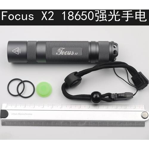 신제품 초점 Focus X2 18650 강력한 빛 손전등 플래시라이트 미니 휴대용 미니 손전등 XML2 U3 코퍼 창고