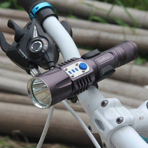 SANJICHA 자전거 스포트라이트 차량용 오래 지속되는 내구성 하이샷 강력한 빛 손전등 플래시라이트 내구성 USB 충전 휴대용배터리 C20
