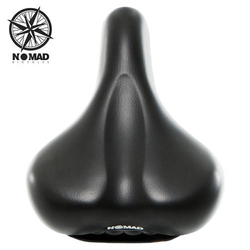 NOMAD 독특한 정품 자전거 블랙 소프트 시트 포함 핸들 편안한 감압 사이클 안장 환경 보호 재질