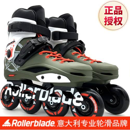 rollerblade 롤러 스케이트 어덜트 어른용 프로페셔널 플랫 플라워 STORM 스케이트화 직진 바퀴 롤러 스케이트 신발 남성 여성용 슬라이더