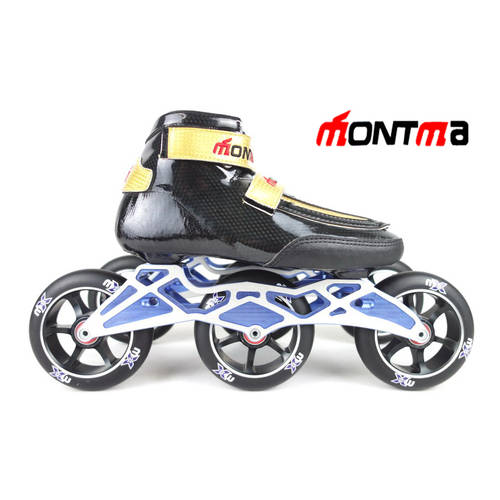 몬테 말 3 바퀴 스피드 스케이팅 구두 어덜트 어른용 프로페셔널 속도 롤러 스케이트 3*110 알류미늄 바퀴 3 바퀴 프로페셔널 스피드 스케이팅 구두