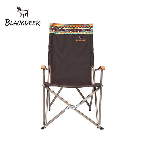 BLACKDEER BLACK DEER 아웃도어 휴대용 접이식폴더 등받이 의자 대나무 손목패드 캠핑 의자 알루미늄합금 의자