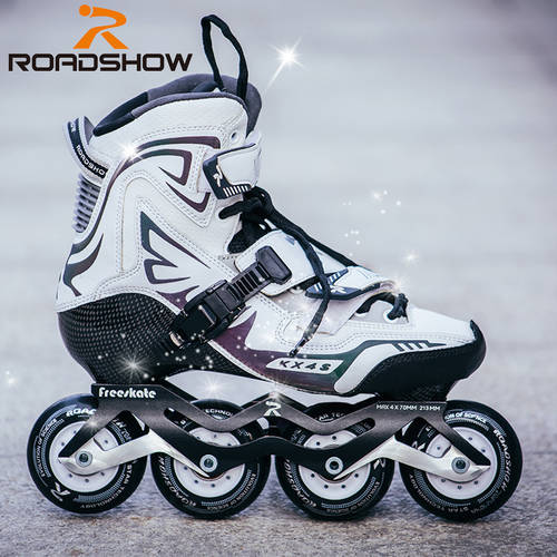 르 쇼 KX4S 롤러 스케이트 어덜트 어른용 남여공용 스케이트화 롤러 스케이트 구두 디자인 직진 바퀴 초보자용 플랫 슈즈