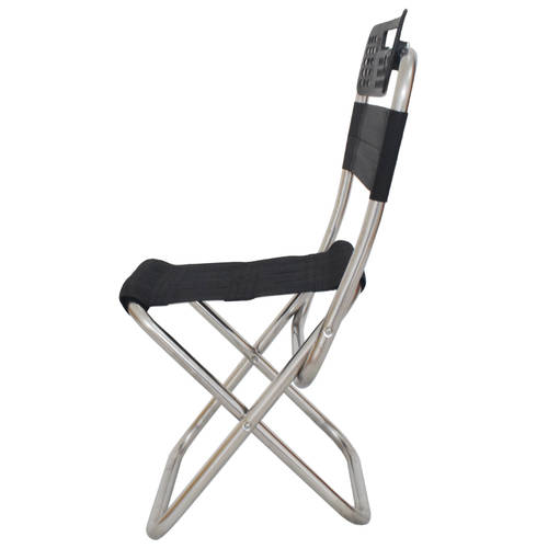 소형 스테인리스 접는 의자 낚시 의자 및 의자 Mazza 다목적 굵은 범퍼 두꺼운 스테인리스 튜브 캐주얼 낚시장비 군수 산업