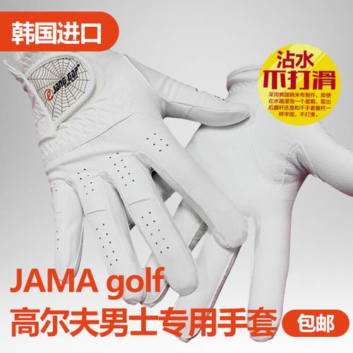 핫템 한국 스파이더 JAMA golf 골프 신사용 남성용 장갑 천 땀흡수 통풍 편안한 내구성 내마모성 세탁가능