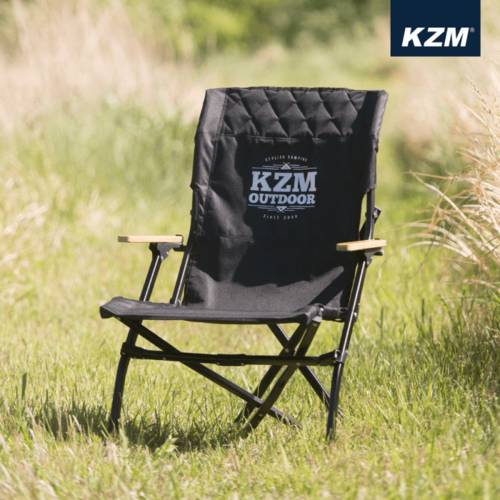 구매대행 한국 KAZMI 미니멀 패션 트렌드 나무 손잡이 손 접는 의자 캠핑 접는 의자 K20T1C003BK