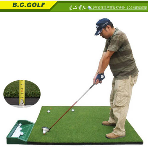 골프 타 패드 고품질 수입 한국 잔디 가죽 1.5*1.5cm 실내 스윙 연습기 환경 보호