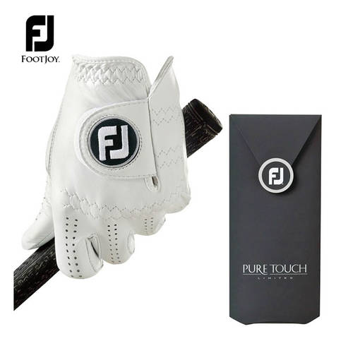 핫템 Footjoy 골프 장갑 FJ Pure Touch 신사용 남성용 인도네시아 램스킨 미끄럼방지 한정판