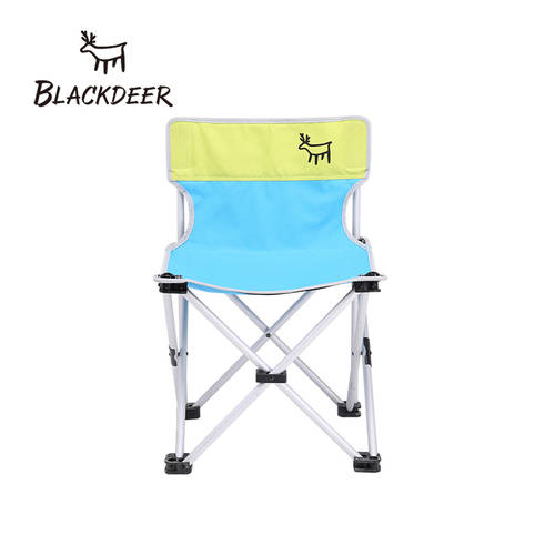 BLACKDEER/ BLACK DEER 아웃도어 알루미늄합금 접는 의자 초경량 등받이 발판 스케치 낚시 의자 휴대용 비치 의자