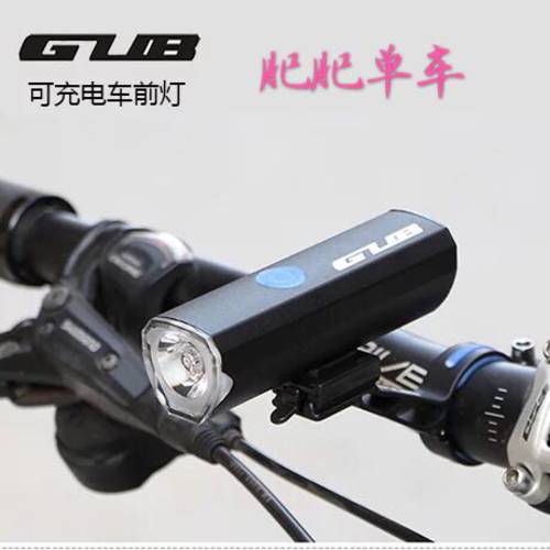 GUB 자전거 라이트 USB 충전 전면 램프 개 산악 자전거 로드바이크 전면 빛의 밤 중에서 사이클 강력한 빛 LED 랜턴 후레쉬