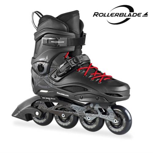 RollerBlade/ 바질 천 빨간 거리를 닦다 플랫 플라워 직진 어덜트 어른용 남여공용 롤러 스케이트 롤러 스케이트 구두 스케이트화
