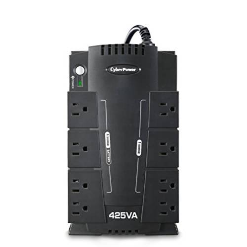 CyberPower CP425SLG Standby UPS System, 425VA/255W, 8 Outlet