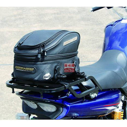 오토바이 리어백 테일 백 방수 카본 기관차 자전거 사이클링 장비 헬멧 가방 범용 나이트 가방 꼬리 트렁크 캐리어
