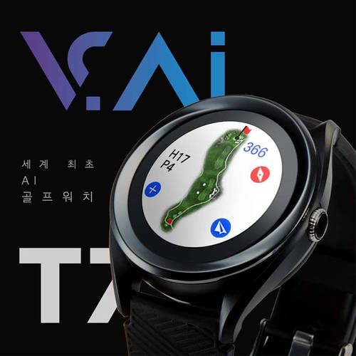 한국 Voice Caddie T7 골프 손목시계 워치 GPS 거리계 스마트 전자 캐디 20 신상 신형 신모델