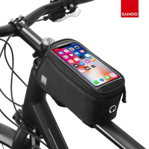 SAHOO 자전거 가방 자전거 사이클링 장비 전세 차 앞 가방 휴대폰 파우치 산악 자전거 빔 팩 말 안장 가방 탑 튜브 패키지