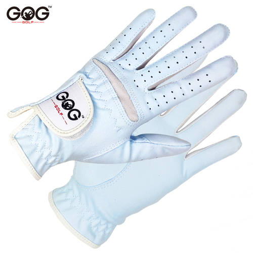 골프 장갑 벨크로 찍찍이 수입 극세사 캘리코 스웨이드 가죽 통풍 GOGgolf gloves 여성용 듀얼 핸드