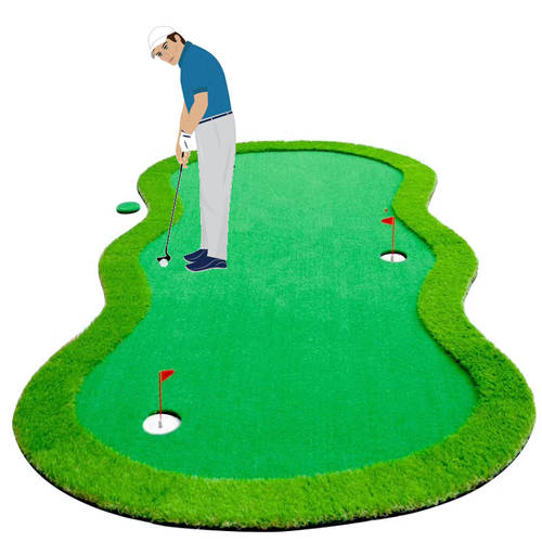 실내 골프 연습기 재질 개인 퍼터 초록 golf 잔디 미니 시뮬레이션 법정 가정용 슈트