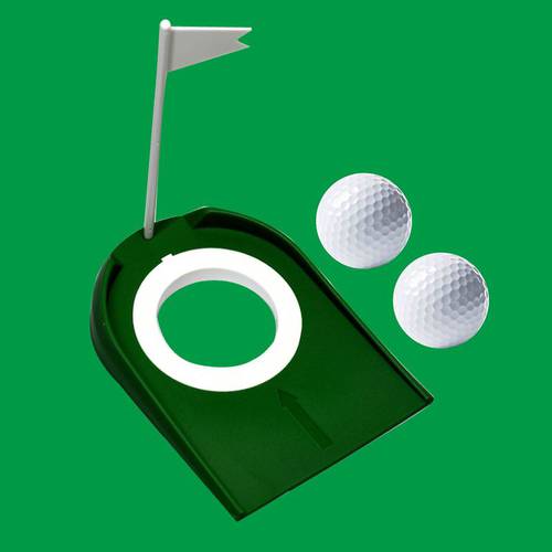 신제품 골프 실내 퍼터 연습기 퍼터 플레이트 golf 초록 컵홀 포함 깃발