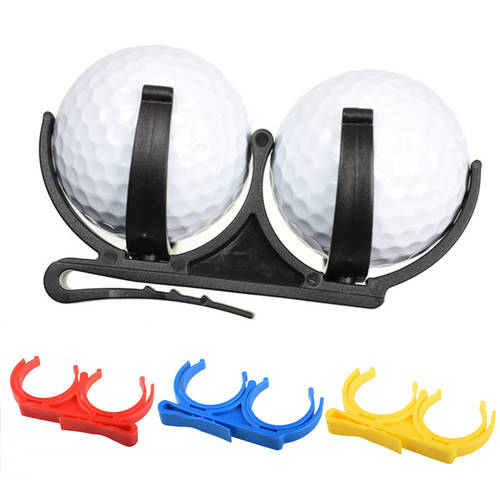 골프 클립 홀더 골프 미터 용품 회전가능 접이식 golf 볼 클립 더블 볼 클립 홀더 4 컬러 옵션선택가능
