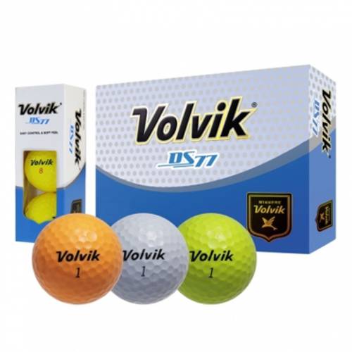 정품 Volvik DS77 골프 2단 공 컬러 볼 두 레이어 볼 연습 듀얼 레이어 볼 신제품 공