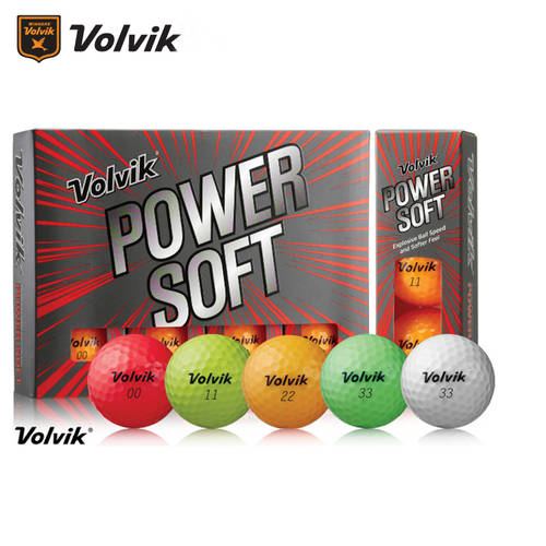 Volvik 한국 비옥 한 빅 정품 골프 Power Soft 광택 2단 볼 높이 학위 수 시계