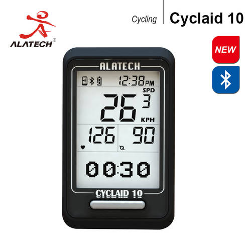 ALATECH 스마트 블루투스 4.0 자전거 속도계 사이클컴퓨터 사용가능 운율 심박수측정 포함 iphone 핸드폰 CB300