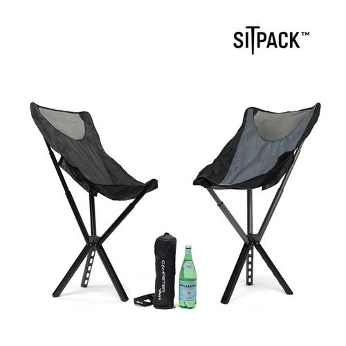 Sitpack Campster 아웃도어 캠핑 장비 바베큐 삼각대 의자 비치 낚시 접이식 의자