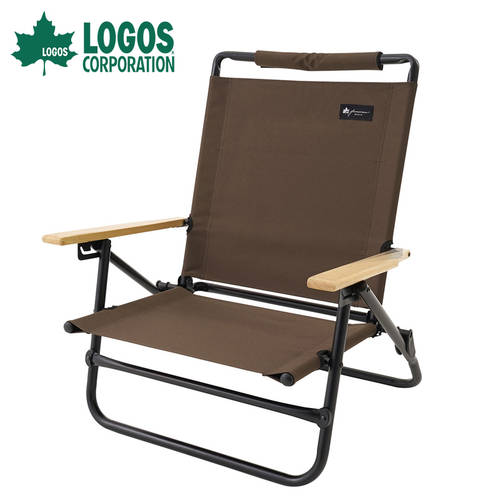 logos 가정 해외 주문 인 접이식 눕다 야외 의자 캠핑 비치 휴대용 의자 시 게으른 등받이 손목패드 의자