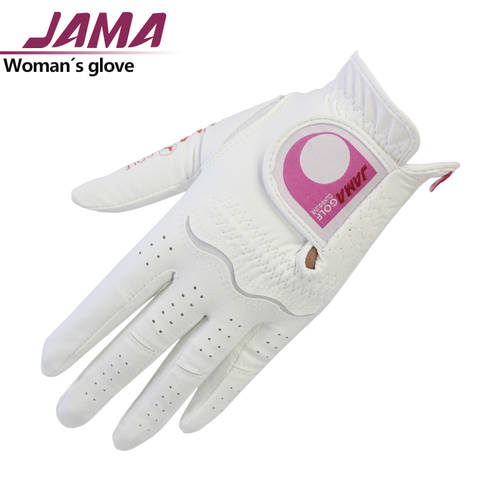 수입 JAMA Golf 여성용 골퍼 커버 땀흡수 통풍 세탁가능 여성용 스포츠 천 장갑 듀얼 핸드
