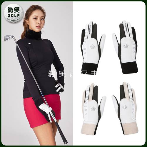 2020 가을 겨울 NEW 한국산 DESCENT*GOLF 데상트 골프 소녀 제품 상품 조합 보온 장갑