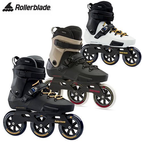 21 제품 상품 RollerbladeTWISTER 3wd 롤러 스케이트 어덜트 어른용 후진 휠 속도 블록 FSK 캐주얼 거리를 닦다