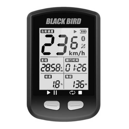 Blackbird 자전거 허가 GPS 위치 측정 속도계 사이클컴퓨터 BB10 방수 아니 라인 셀프 자동차 속도계 사이클컴퓨터 GPS 속도계 사이클컴퓨터 거치대