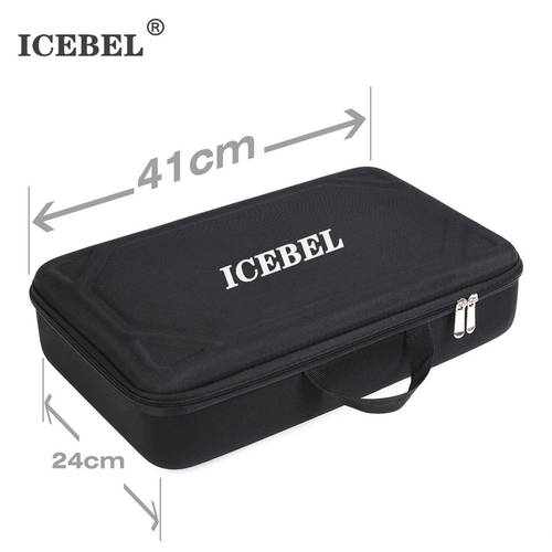 ICEBEL COOLCOLD 뗏목 낚시 폴 가방 보관 낚시장비 액세서리 하드케이스 LUYA 캐리어 낚시 바퀴 짧은 섹션 휴대용 충돌방지