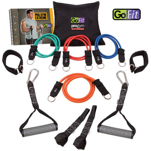 GOFIT 프로페셔널 밴드 저항 스트랩 다이어트 조형 힘 풀 로프 근육 헬스 포기 도서 CD
