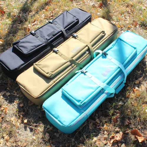 다기능 전동 아이스 드릴 가방 수동식 드릴 아이스 어업 툴박스 확장 범퍼 두꺼운 이중 낚시장비 휴대용 가방 방수케이스