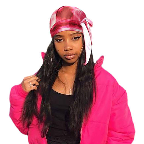 타이다이 염색 Tie-dye durag 스카프 Hiphop 모자 개성있는 스트리트 적기 랩 힙합 유행 남성용