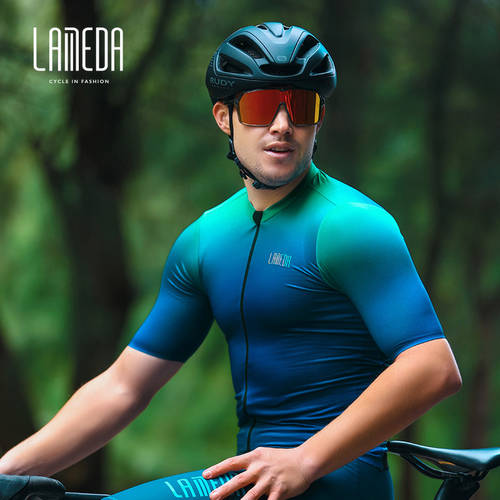 LAMBDA 2022 NEW 전문적인 슬림 로드바이크 자전거 의류 신사용 남성용 반팔 상의 써머 여름용 자전거 의류