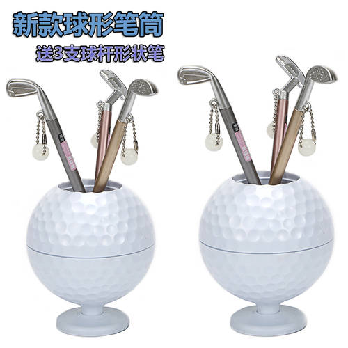 골프 모양의 펜 케이스 미니 golf 장식품 사무용 독창적인 아이디어 상품 장식 인테리어 비즈니스 이벤트 선물용 신상 신형 신모델