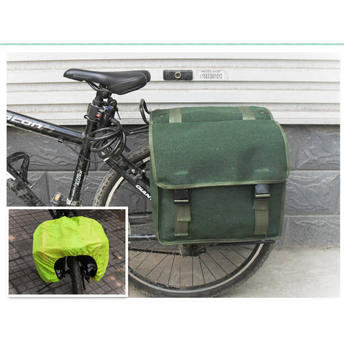 범퍼 두꺼운 캔버스가방 우편 산악 자전거 자전거 가방 테일 백 배낭 가방 / 낙타 가방 섀시 패키지 후 거치대 가방 타기 가방