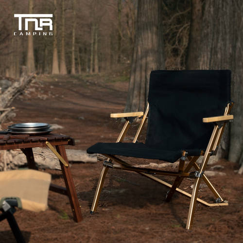 TNR 아웃도어 4세대 접는 의자 고노 캠프 바베큐 캠핑 휴대용 낚시 + 두꺼운 캐주얼 캔버스 등받이 안락 의자